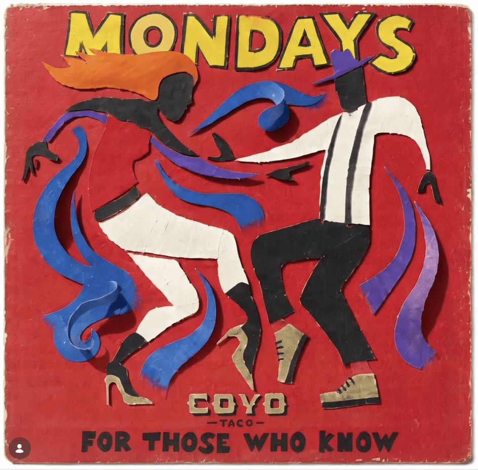 Murk Mondays event flyer — DJ, Full bar, Food at Coyo Taco, 2026-03-23