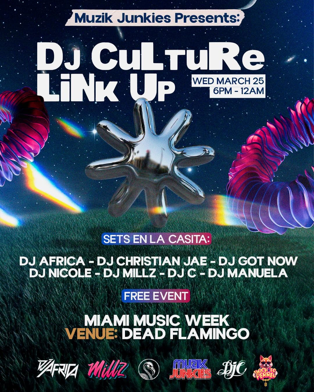 DJ Culture Link Up — DJ, Full Bar, Community at The Dead Flamingo during Miami Music Week 2026